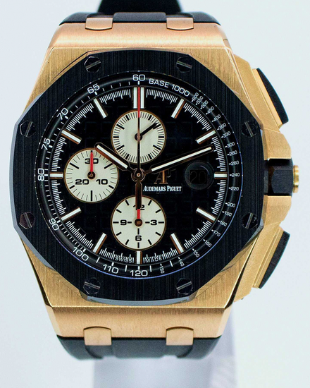2014 Audemars Piguet Royal Oak Offshore 44MM Black Dial Rubber Strap (26401RO.OO.A002CA.01)