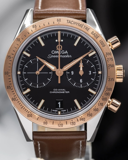 2024 Omega Speedmaster '57 41.5MM Black Dial Leather Strap (331.22.42.51.01.001)