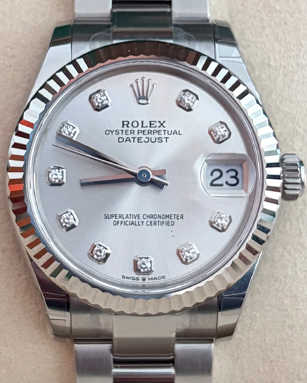 2026 Rolex Datejust 31MM Silver Dial Oyster Bracelet (278274)