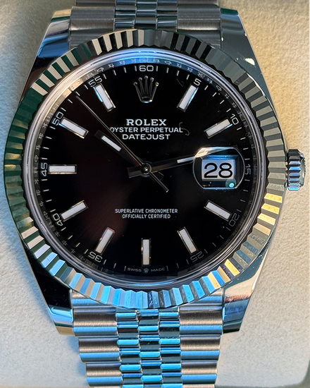 2026 Rolex Datejust 41MM Black Dial Oyster Bracelet (126334)
