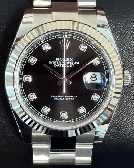 2026 Rolex Datejust 41MM Black Dial Oyster Bracelet (126334)