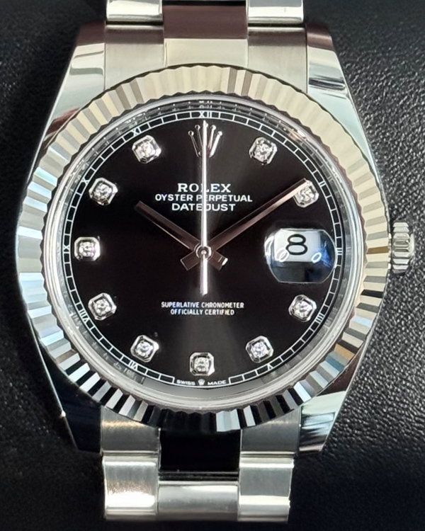 2026 Rolex Datejust 41MM Black Dial Oyster Bracelet (126334)