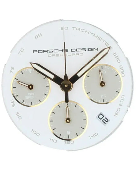 No Reserve - Porsche Design Accessories 30MM White Dial Automatic Movement (Valjoux ETA 7750)