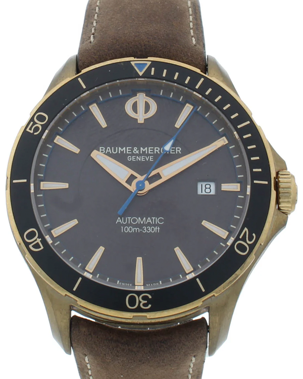 Baume & Mercier Clifton Club Bronze 42MM Brown Dial Leather Strap (M0A10501)