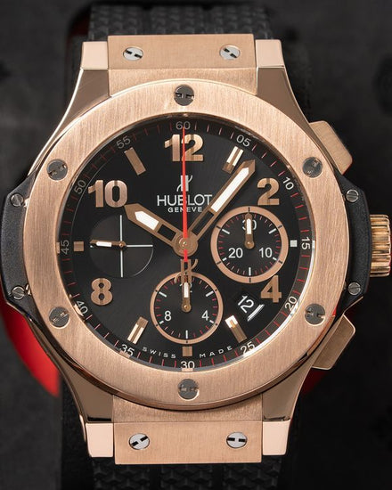 No Reserve - 2015 Hublot Big Bang 44MM Black Dial Rubber Strap (301.PX.130.RX)