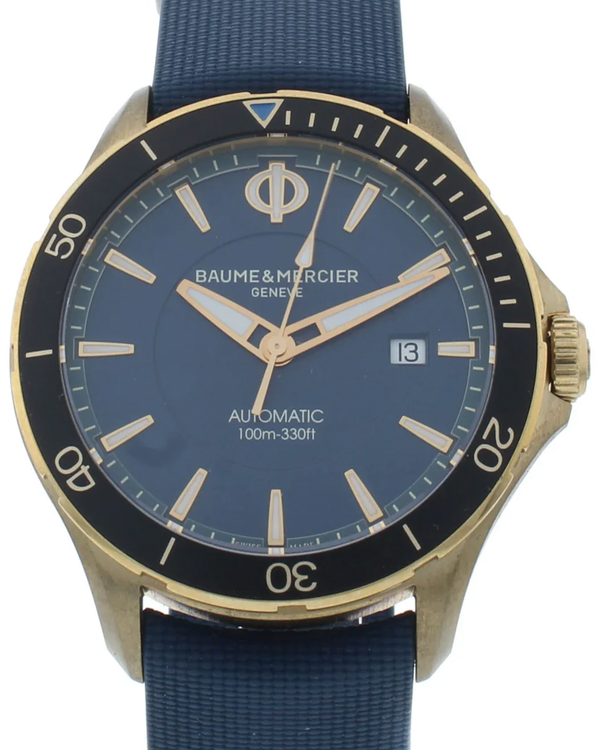 Baume & Mercier Clifton Club 42MM Blue Dial Rubber Strap (M0A10502)