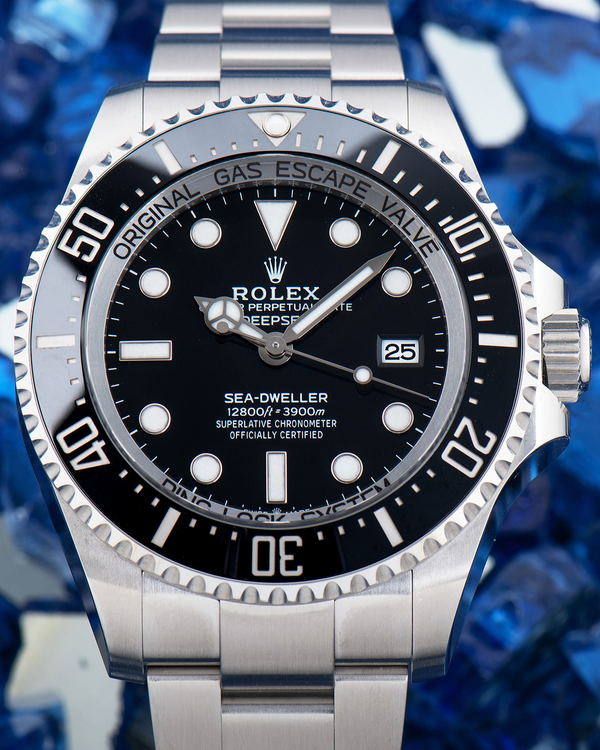 2022 Rolex Sea-Dweller Deepsea 44MM Black Dial Oyster Bracelet (136660)