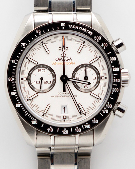 2023 Omega Speedmaster Racing 44.25MM White Dial Steel Bracelet (329.30.44.51.04.001)