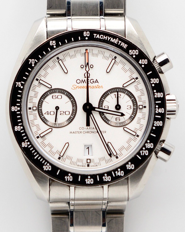 2023 Omega Speedmaster Racing 44.25MM White Dial Steel Bracelet (329.30.44.51.04.001)