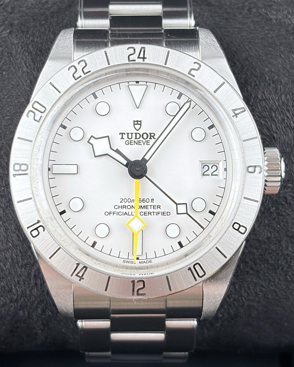 2025 Tudor Black Bay Pro GMT 39MM White Dial Steel Bracelet (79470)