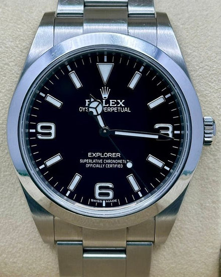 2019 Rolex Explorer 39MM Black Dial Oyster Bracelet (214270)