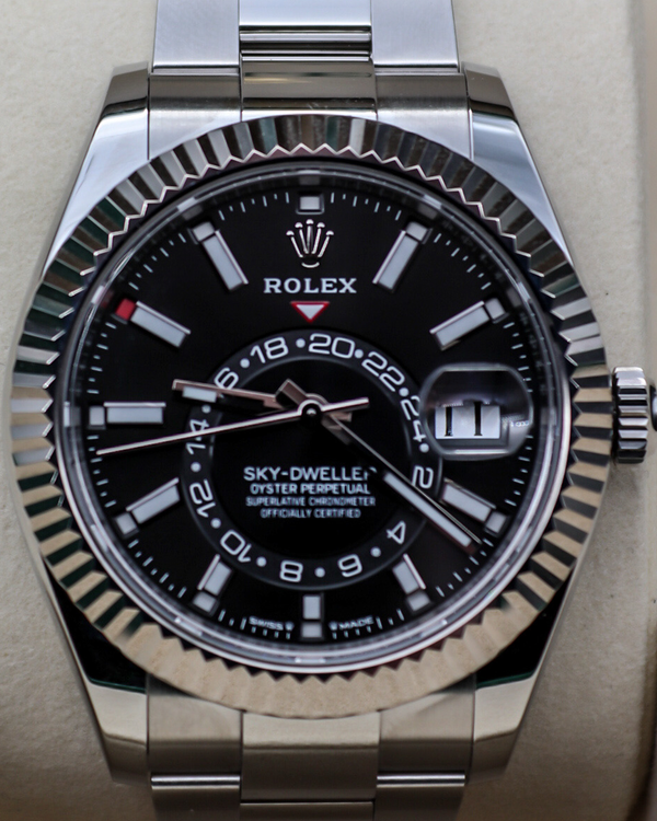 2025 Rolex Sky-Dweller 42MM Black Dial Jubilee Bracelet (336934)