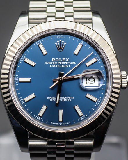 2024 Rolex Datejust 41MM Blue Dial Jubilee Bracelet (126334)