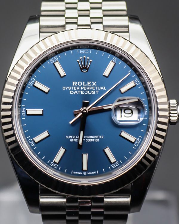 2024 Rolex Datejust 41MM Blue Dial Jubilee Bracelet (126334)