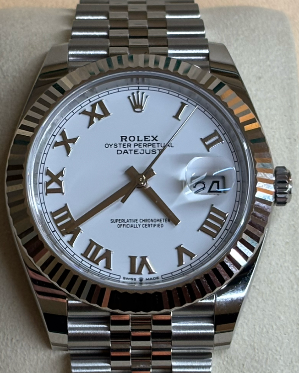 2026 Rolex Datejust 41MM White Dial Jubilee Bracelet (126334)