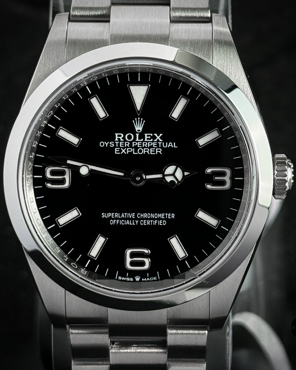 2026 Rolex Explorer 36MM Black Dial Oyster Bracelet (124270)
