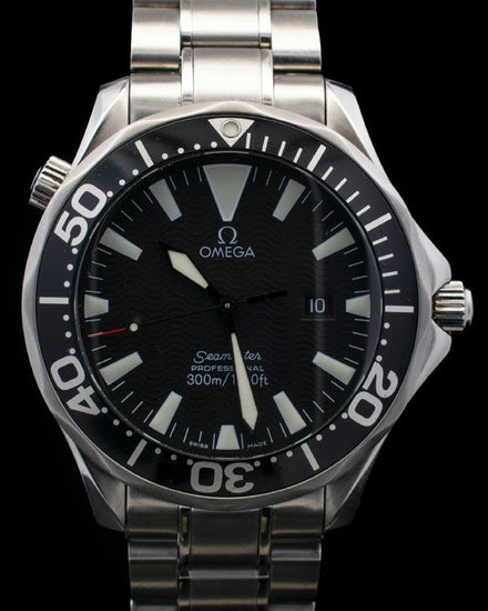 Omega Seamaster Diver 300M 41MM Quartz Black Dial Steel Bracelet (2264.50.00)