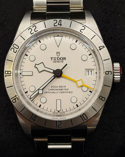 No Reserve - 2026 Tudor Black Bay Pro GMT 39MM White Dial Steel Bracelet (79470)