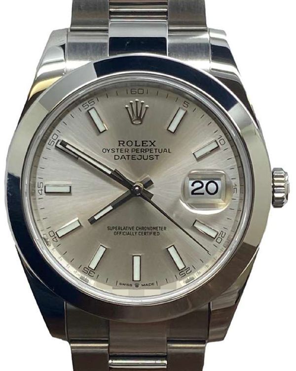 2023 Rolex Datejust 41MM Silver Dial Oyster Bracelet (126300)