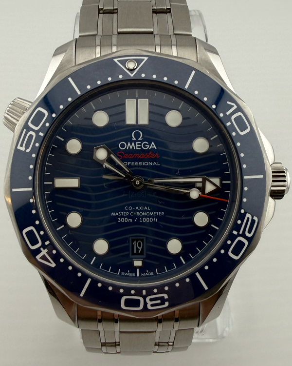 2025 Omega Seamaster Diver 300M 42MM Blue Dial Steel Bracelet (210.30.42.20.03.001)
