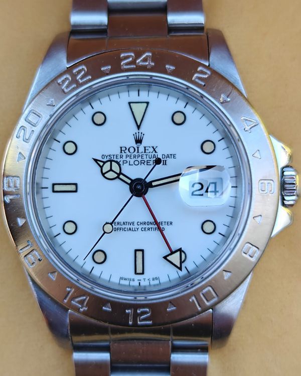 1991 Rolex Explorer II "Polar" 40MM White Dial Oyster Bracelet (16570)