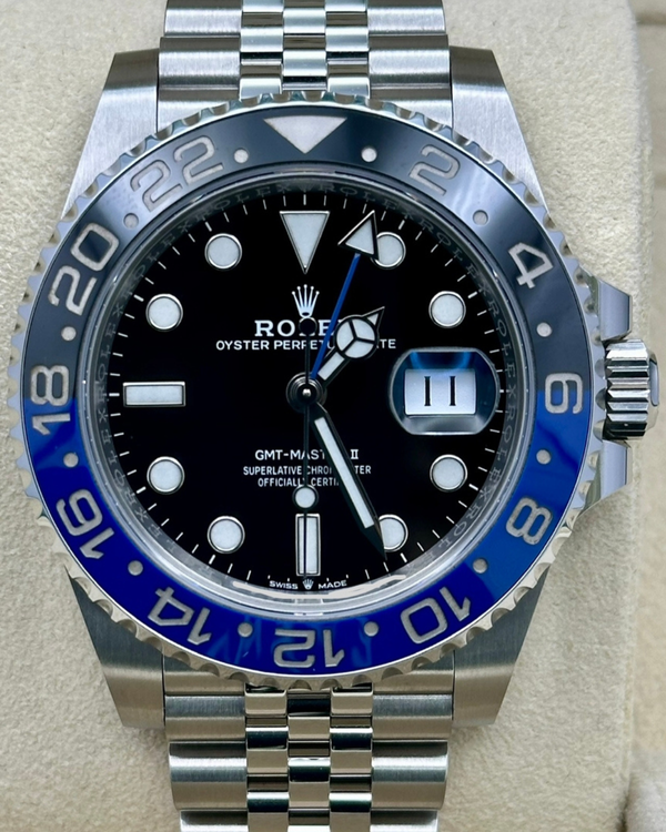 2019 Rolex GMT-Master II "Batgirl" 40MM Black Dial Jubilee Bracelet (126710BLNR)