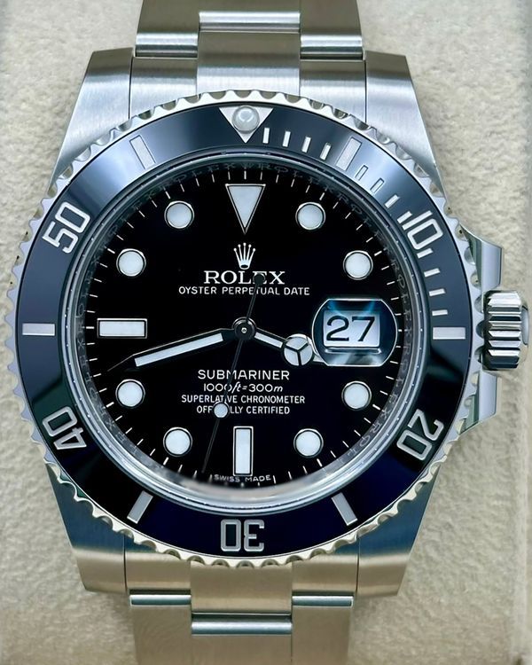 2018 Rolex Submariner Date 40MM Black Dial Oyster Bracelet (116610LN)