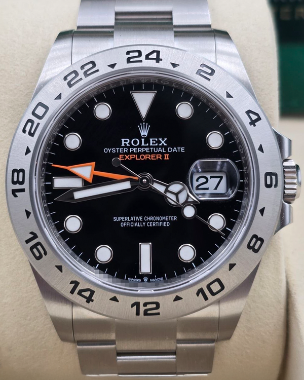 2025 Rolex Explorer II 42MM Black Dial Oyster Bracelet (226570)