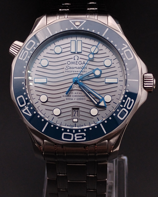 2020 Omega Seamaster Diver 300M 42MM Grey Dial Steel Bracelet (210.30.42.20.06.001)