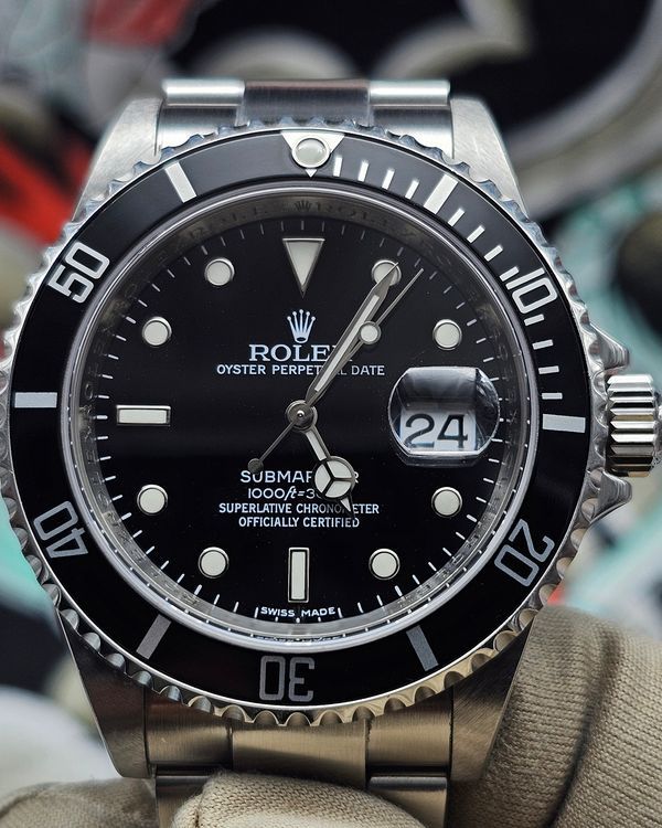2008 Rolex Submariner Date 40MM Black Dial Oyster Bracelet (16610)
