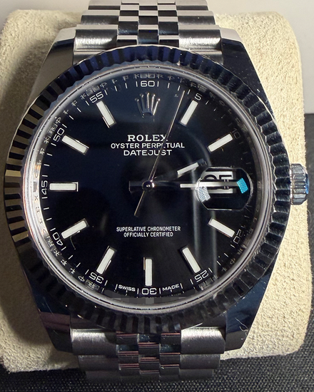 2017 Rolex Datejust 41MM Black Dial Jubilee Bracelet (126300)