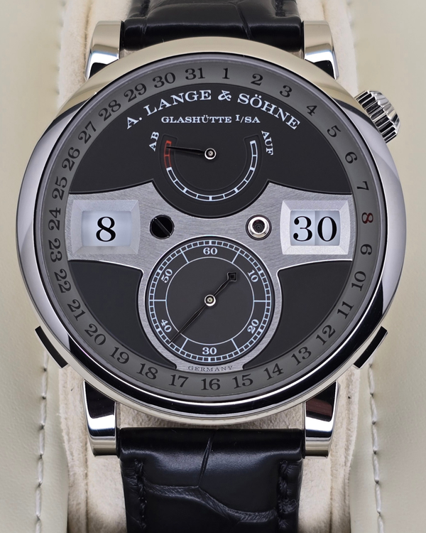 2025 A. Lange & Söhne Zeitwerk 44.2MM Grey Dial Leather Strap (148.038)