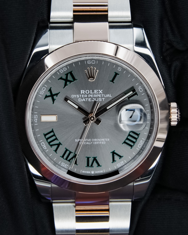 2023 Rolex Datejust "Wimbledon" 41MM Slate Dial Two-Tone Oyster Bracelet (126301)