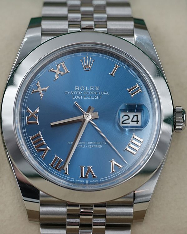 2025 Rolex Datejust 41MM Blue Dial Jubilee Bracelet (126300)