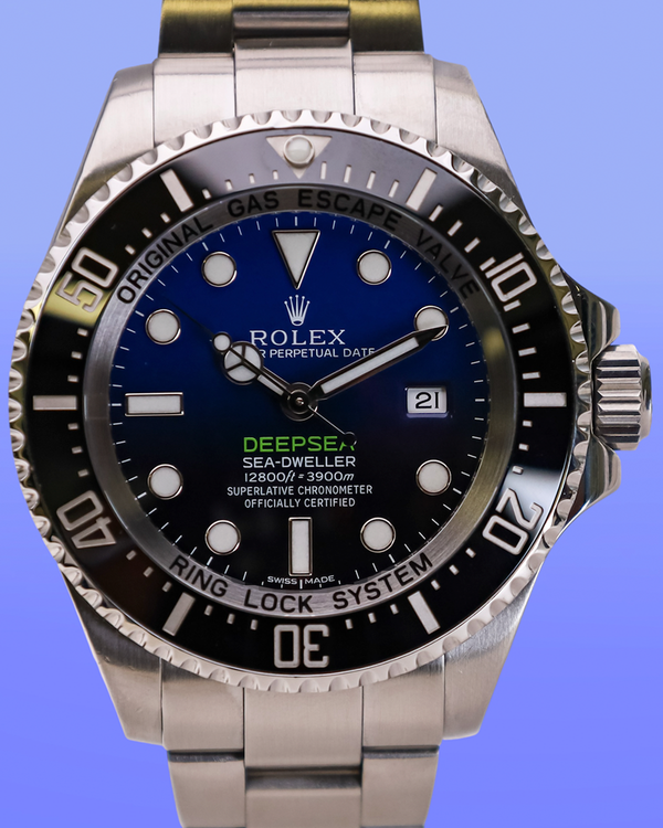 2016 Rolex Sea-Dweller Deepsea "James Cameron" 44MM Blue Dial Oyster Bracelet (116660)