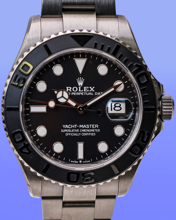 2024 Rolex Yacht-Master 42MM Black Dial Titanium Oyster Bracelet (226627)
