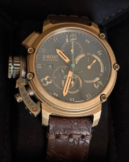 U-Boat Chimera 46MM Brown Dial Leather Strap (8526)