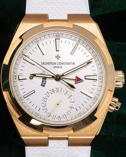2023 Vacheron Constantin Overseas Dual Time 41MM Silver Dial Rubber Strap (7900V/000R-B336)