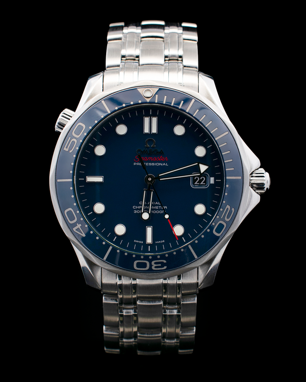 2016 Omega Seamaster Diver 300M 41MM Blue Dial Steel Bracelet (212.30.41.20.03.001)