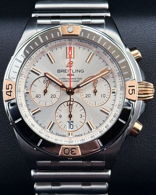Breitling Chronomat B01 42MM Silver Dial Steel Bracelet (IB0134)
