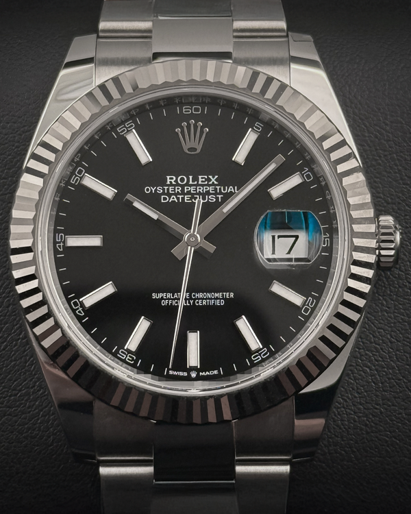 2026 Rolex Datejust 41MM Black Dial Oyster Bracelet (126334)