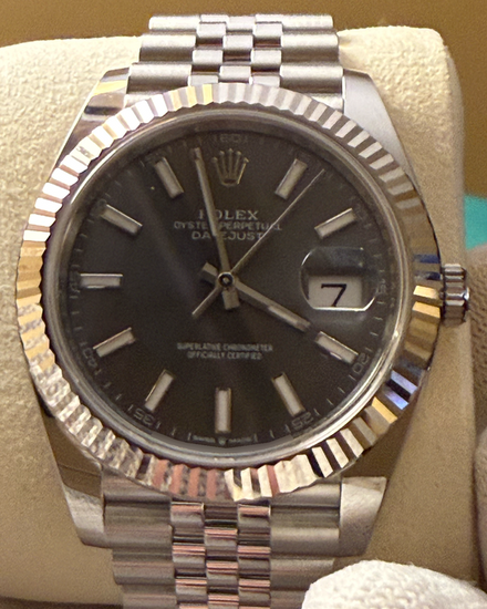 2026 Rolex Datejust 41MM Slate Dial Jubilee Bracelet (126334)