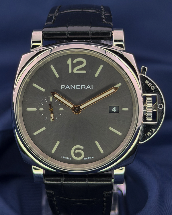 2022 Panerai Luminor Due 42MM Grey Dial Leather Strap (PAM01250)