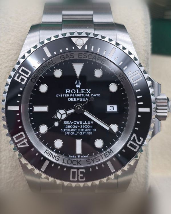 2021 Rolex Sea-Dweller Deepsea 44MM Black Dial Oyster Bracelet (126660)