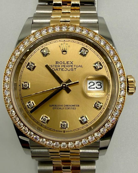 2026 Rolex Datejust 36MM Champagne Dial Two-Tone Jubilee Bracelet (126283RBR)
