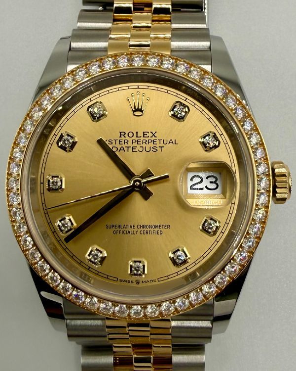 2026 Rolex Datejust 36MM Champagne Dial Two-Tone Jubilee Bracelet (126283RBR)