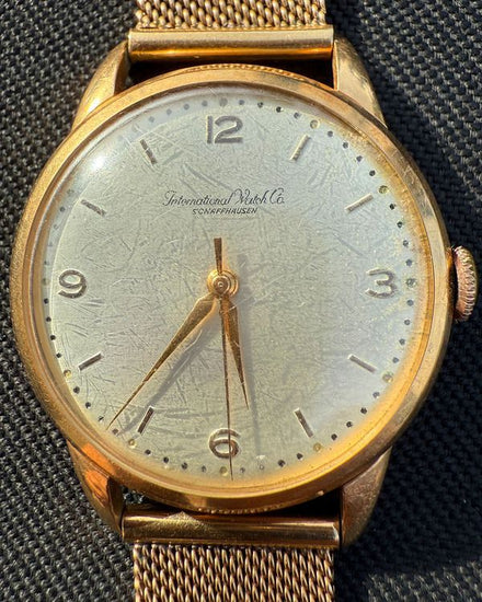 No Reserve - IWC Schaffhausen Portugieser 36MM Silver Dial Rose Gold Bracelet (1660721)