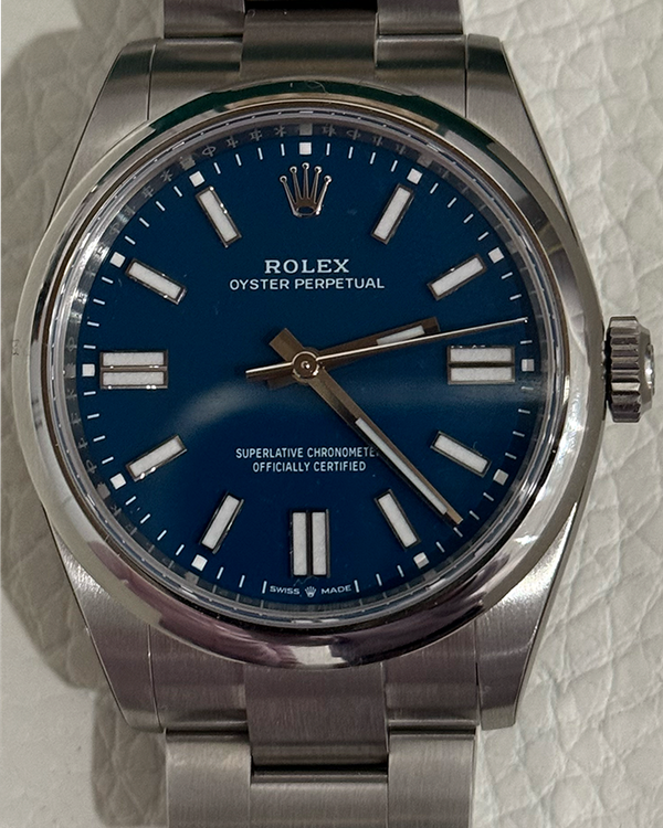 2026 Rolex Oyster Perpetual 41MM Blue Dial Oyster Bracelet (134300)