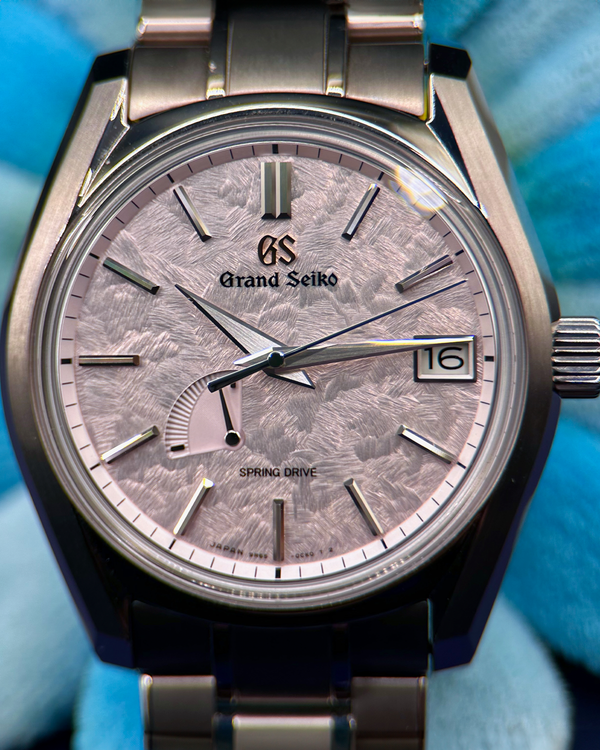 2024 Grand Seiko Heritage "Shunbun" 40MM Pink Dial Titanium Bracelet (SBGA443)