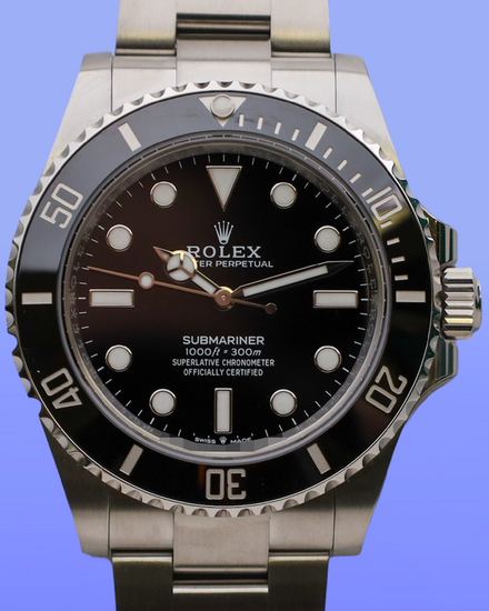 No Reserve - 2026 Rolex Submariner No-Date 41MM Black Dial Oyster Bracelet (124060)